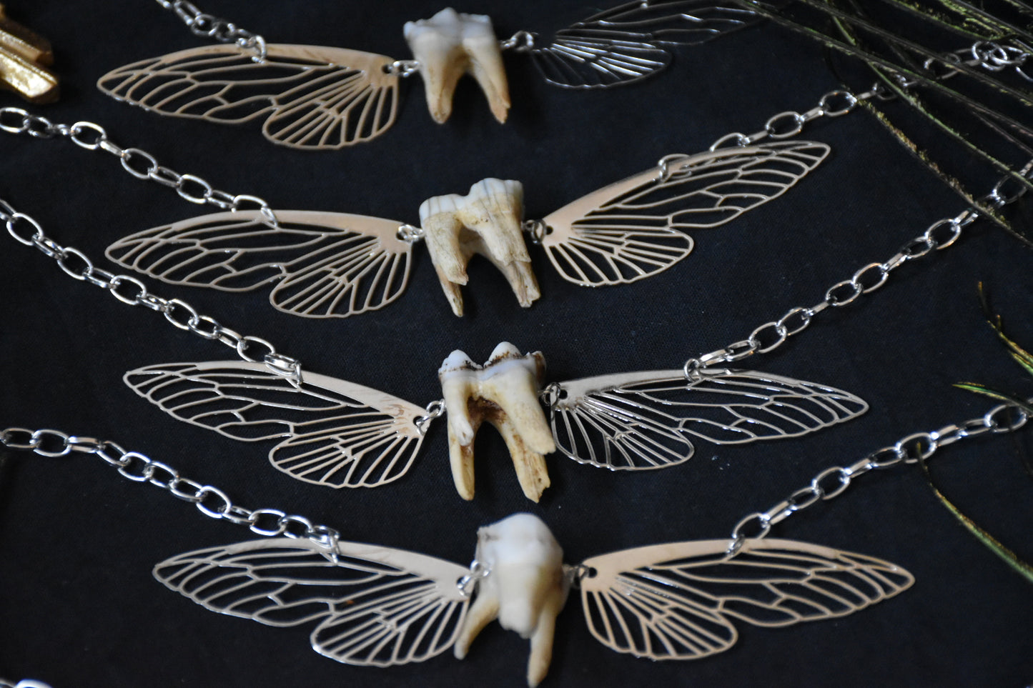 Silver toothfairy necklace