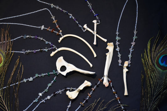 Beaver bone necklaces