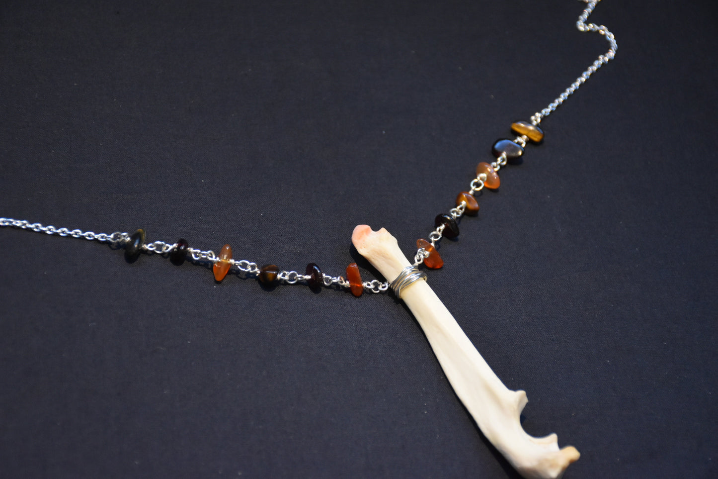 Beaver bone necklaces