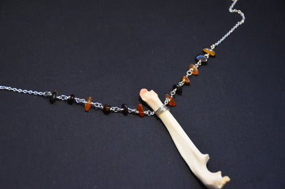 Beaver bone necklaces