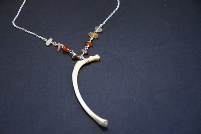 Beaver bone necklaces