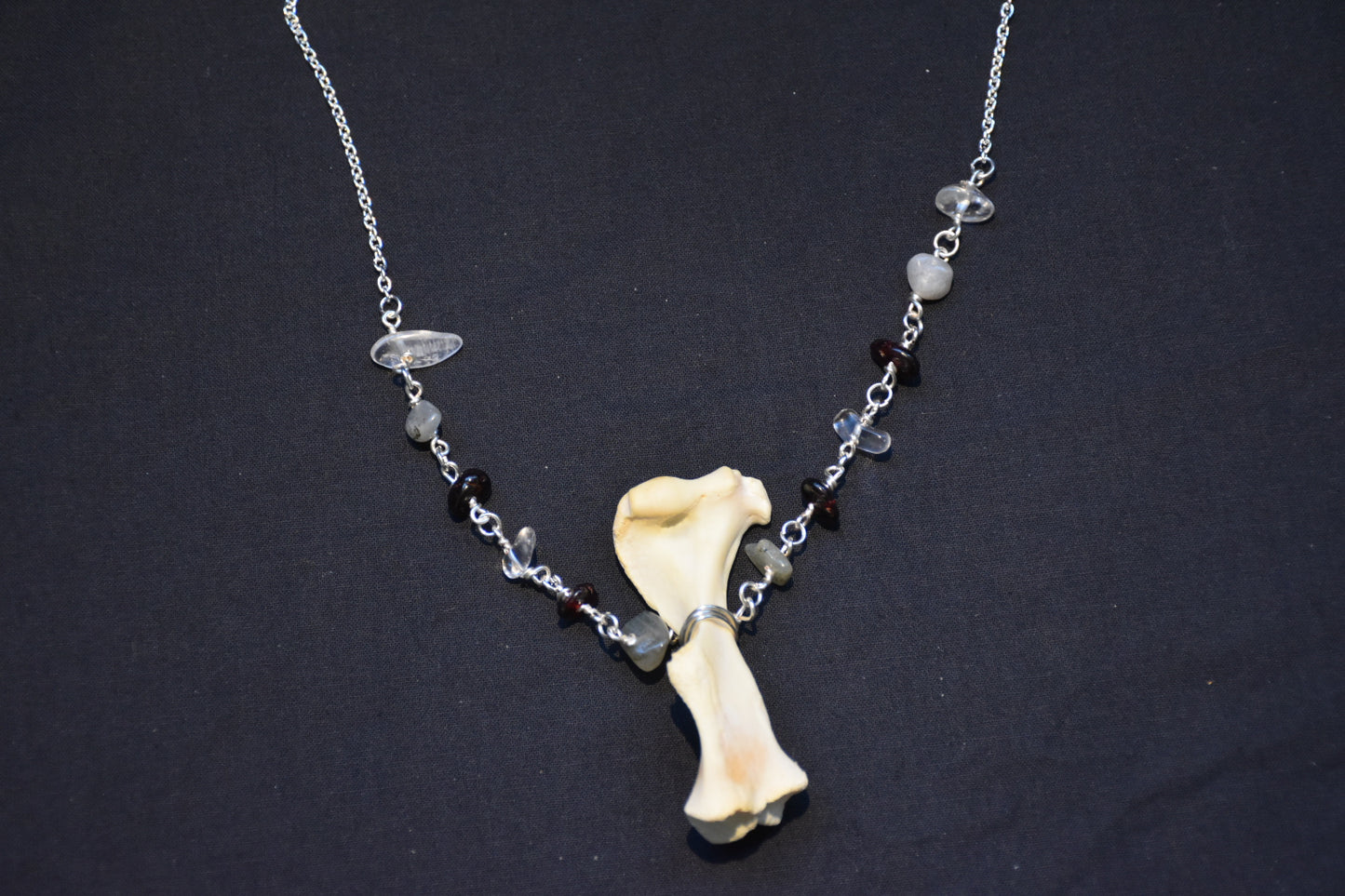 Beaver bone necklaces