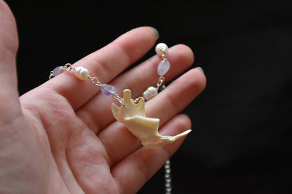 Rat jaw necklace