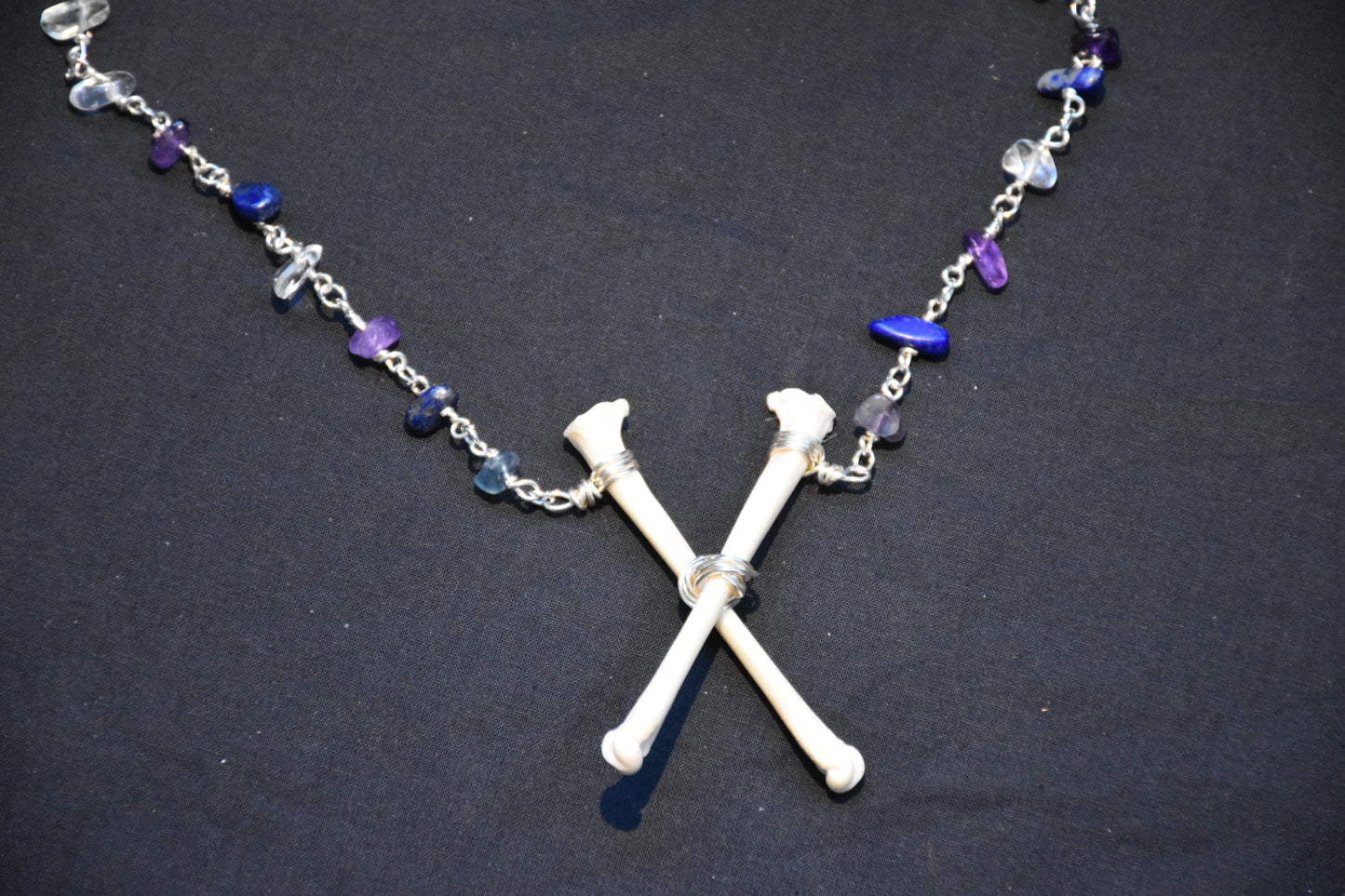 Beaver bone necklaces
