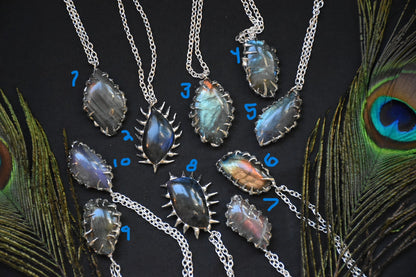 Soldered Labradorite necklace