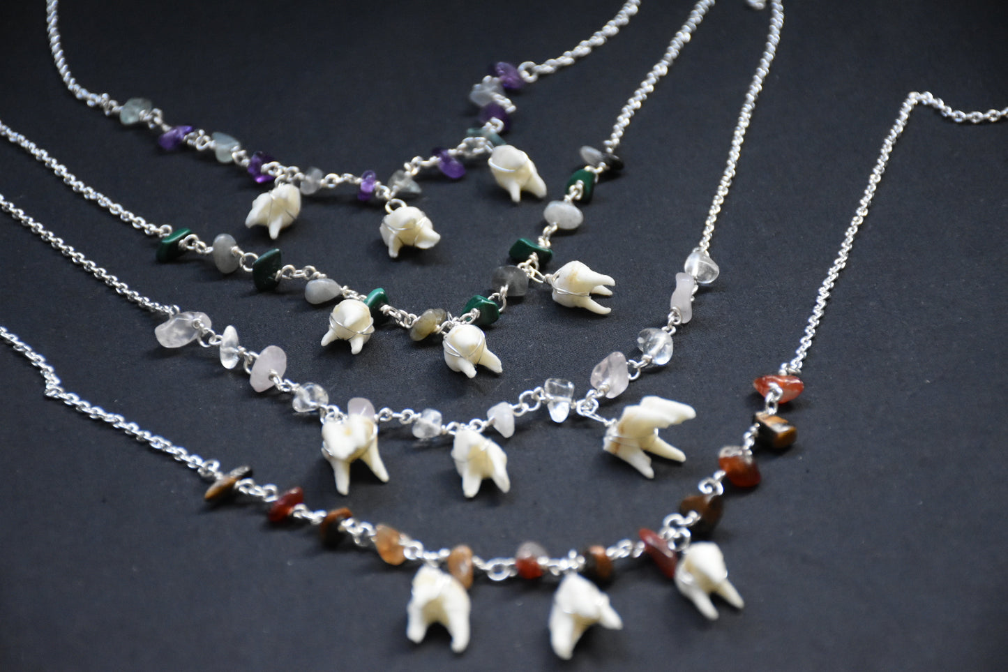 Teeth necklaces