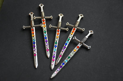 Sword earrings / necklace