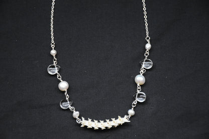 Snake pearl necklaces