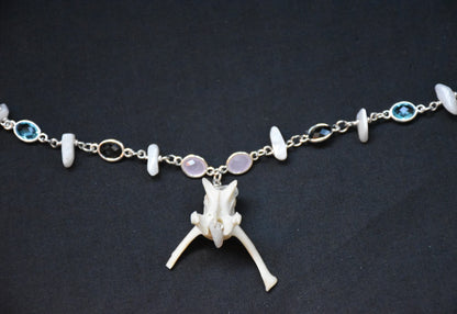 Hare moonstone necklaces