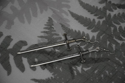 Sword earrings / necklace