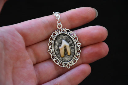 Fox teeth charm necklaces