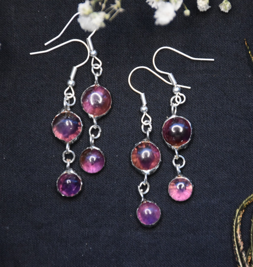 Amethyst earrings