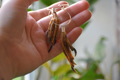 Dove feet earrings