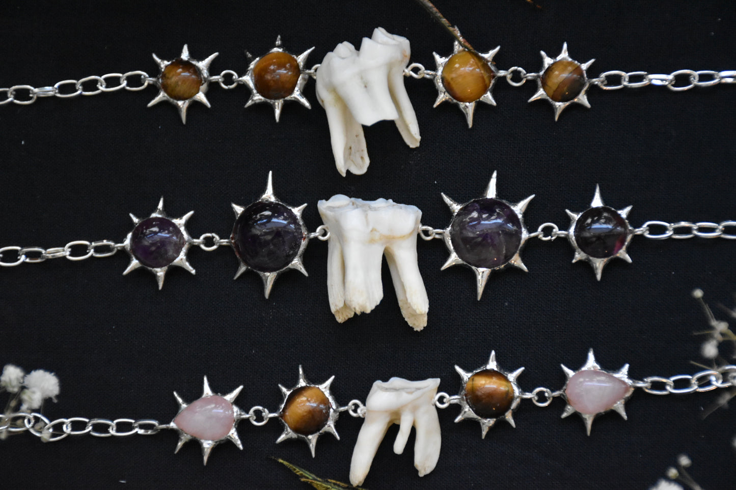 sunshine tooth necklaces