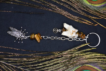 Crystal and tooth bagcharm
