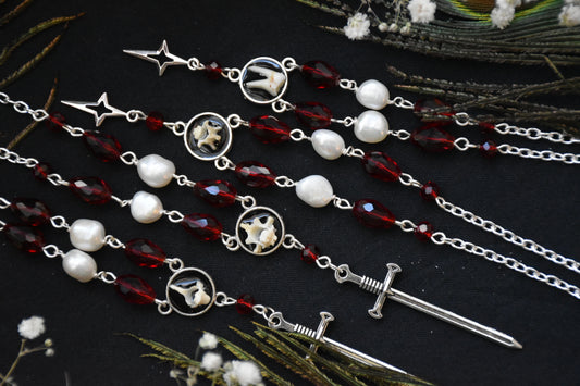 Vampire bone necklaces