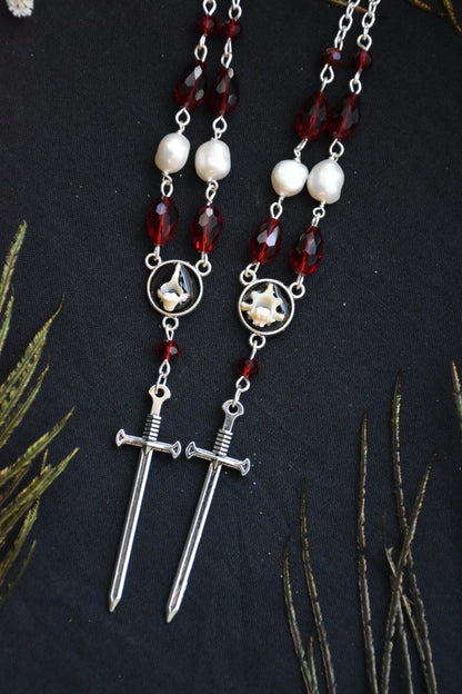 Vampire bone necklaces