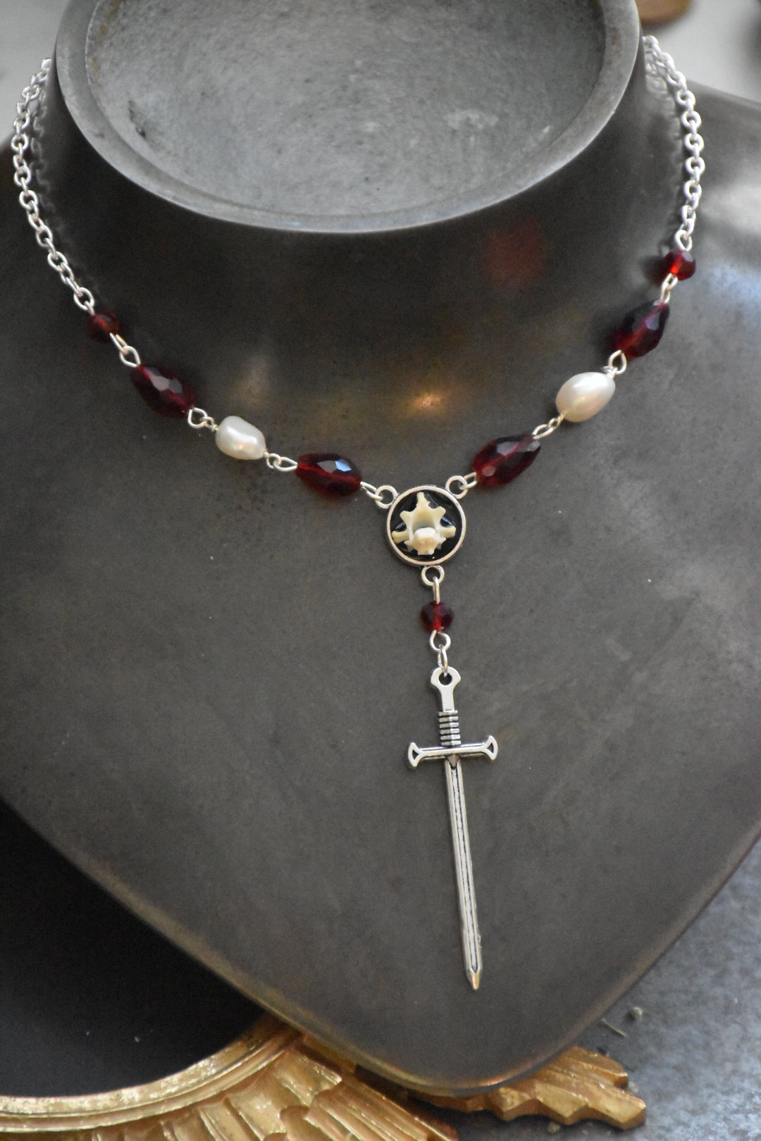Vampire bone necklaces
