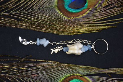 Crystal and tooth bagcharm