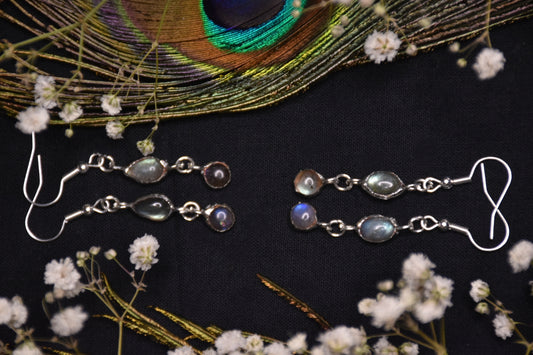 Labradorite earrings