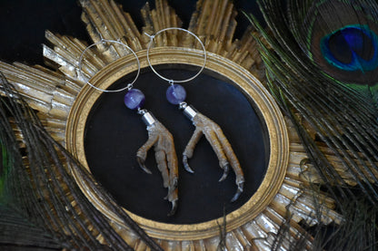 Dove feet earrings